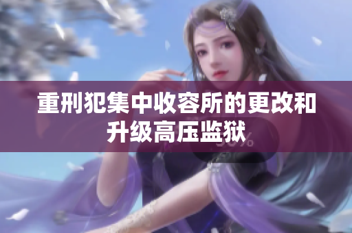 重刑犯集中收容所的更改和升级高压监狱