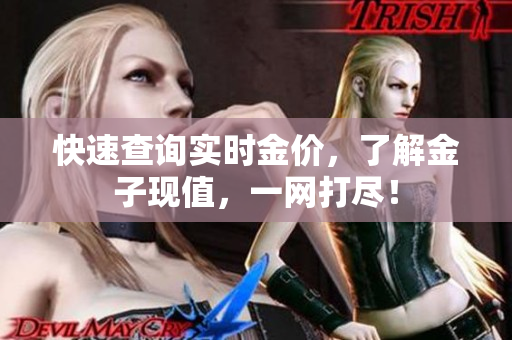 快速查询实时金价，了解金子现值，一网打尽！
