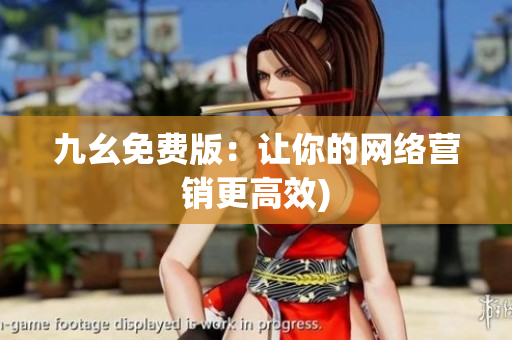 九幺免费版：让你的网络营销更高效)