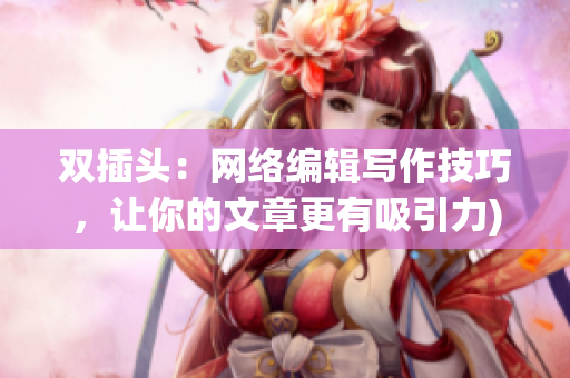双插头：网络编辑写作技巧，让你的文章更有吸引力)