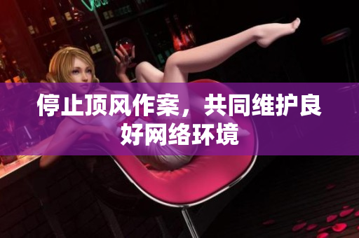 停止顶风作案，共同维护良好网络环境