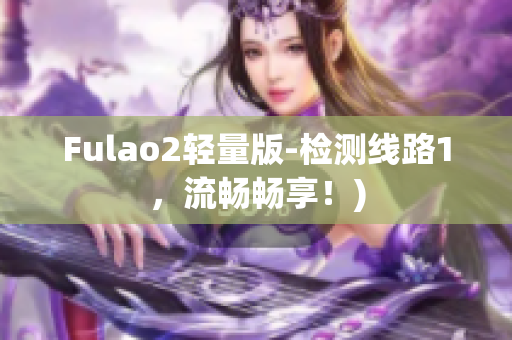 Fulao2轻量版-检测线路1，流畅畅享！)