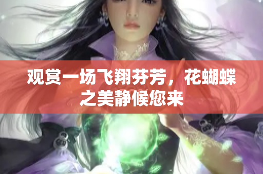 观赏一场飞翔芬芳，花蝴蝶之美静候您来