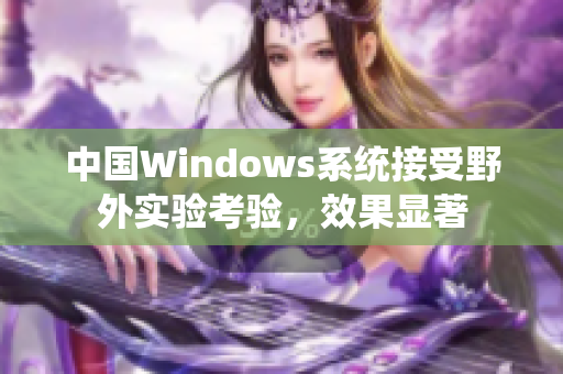 中国Windows系统接受野外实验考验，效果显著