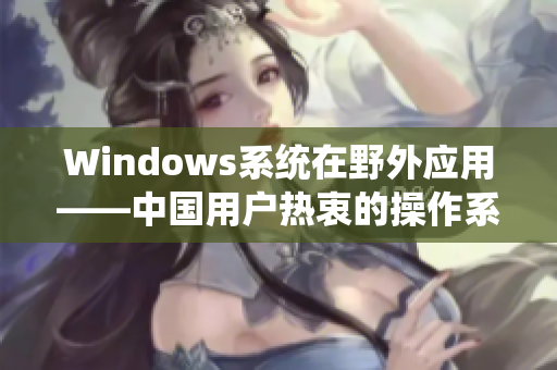 Windows系统在野外应用——中国用户热衷的操作系统