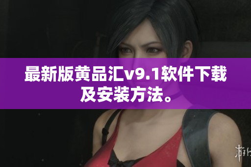 最新版黄品汇v9.1软件下载及安装方法。