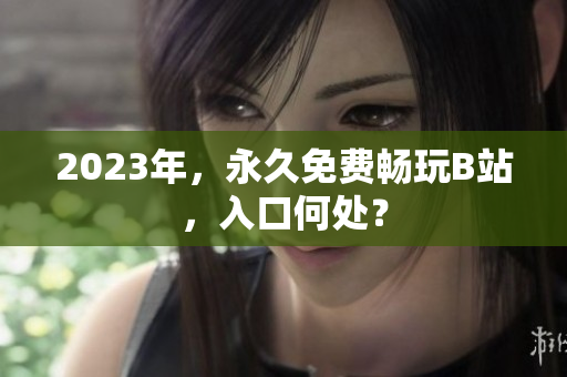 2023年，永久免费畅玩B站，入口何处？