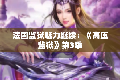 法国监狱魅力继续：《高压监狱》第3季