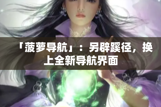 「菠萝导航」：另辟蹊径，换上全新导航界面