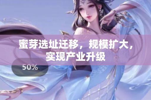 蜜芽选址迁移，规模扩大，实现产业升级