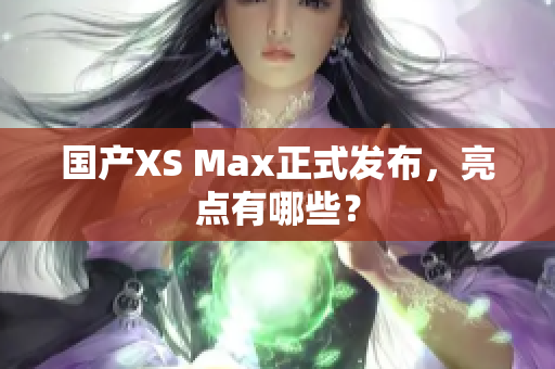 国产XS Max正式发布，亮点有哪些？