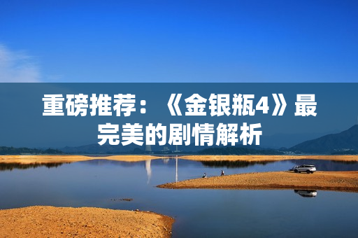 重磅推荐：《金银瓶4》最完美的剧情解析