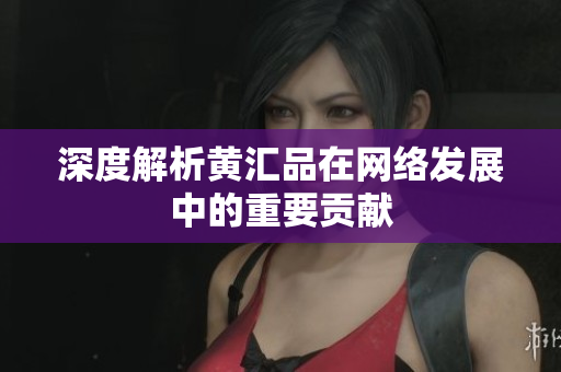 深度解析黄汇品在网络发展中的重要贡献