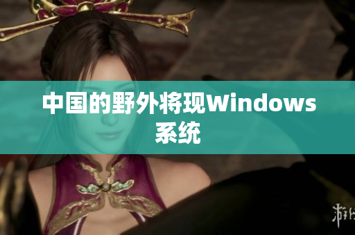中国的野外将现Windows系统