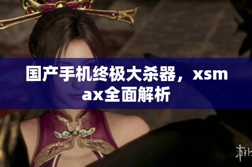 国产手机终极大杀器，xsmax全面解析