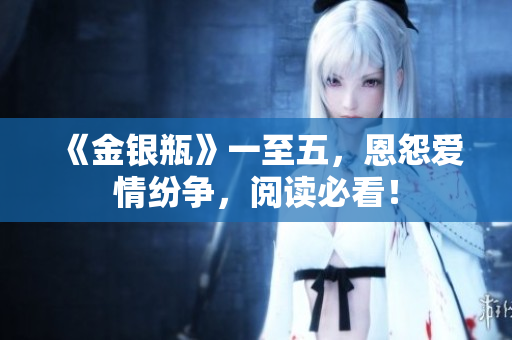 《金银瓶》一至五，恩怨爱情纷争，阅读必看！