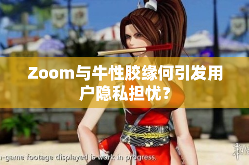 Zoom与牛性胶缘何引发用户隐私担忧？