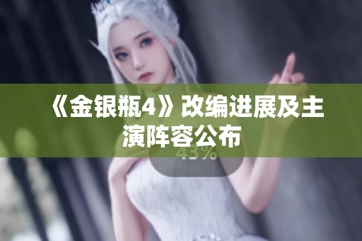 《金银瓶4》改编进展及主演阵容公布