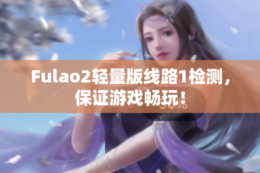 Fulao2轻量版线路1检测，保证游戏畅玩！