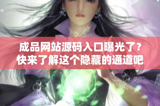 成品网站源码入口曝光了？快来了解这个隐藏的通道吧！