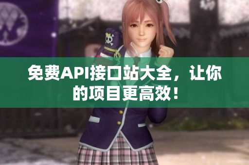 免费API接口站大全，让你的项目更高效！