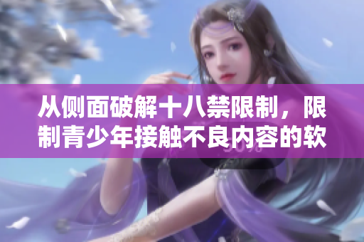 从侧面破解十八禁限制，限制青少年接触不良内容的软件推荐
