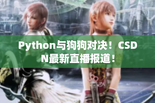 Python与狗狗对决！CSDN最新直播报道！