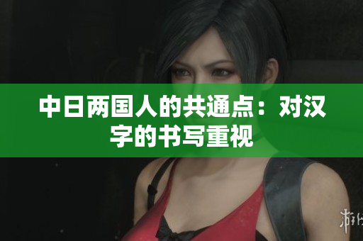 中日两国人的共通点：对汉字的书写重视