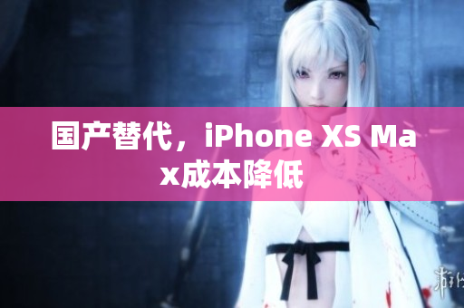 国产替代，iPhone XS Max成本降低
