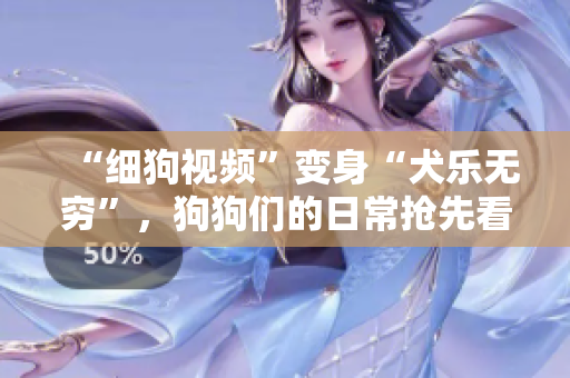“细狗视频”变身“犬乐无穷”，狗狗们的日常抢先看！