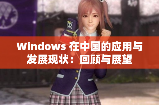 Windows 在中国的应用与发展现状：回顾与展望