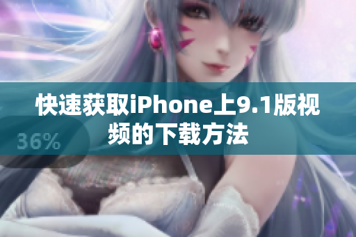 快速获取iPhone上9.1版视频的下载方法