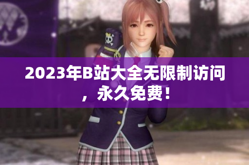 2023年B站大全无限制访问，永久免费！