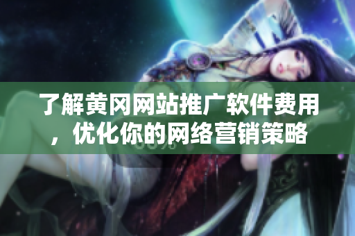 了解黄冈网站推广软件费用，优化你的网络营销策略