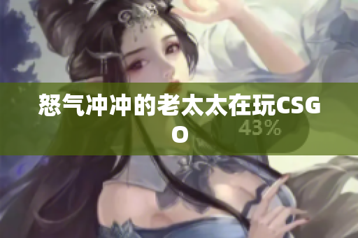怒气冲冲的老太太在玩CSGO