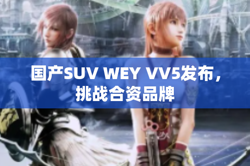 国产SUV WEY VV5发布，挑战合资品牌