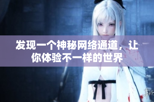 发现一个神秘网络通道，让你体验不一样的世界