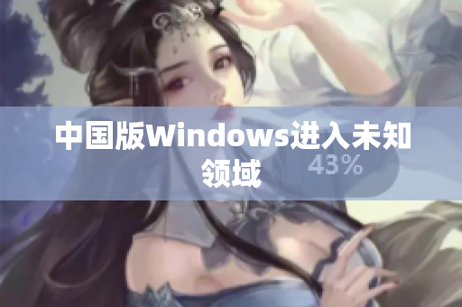 中国版Windows进入未知领域