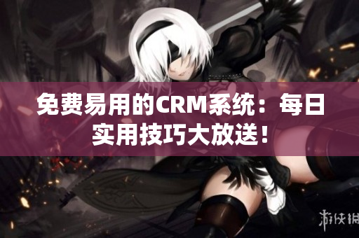 免费易用的CRM系统：每日实用技巧大放送！