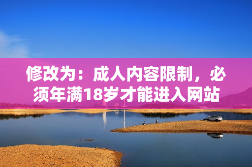 修改为：成人内容限制，必须年满18岁才能进入网站