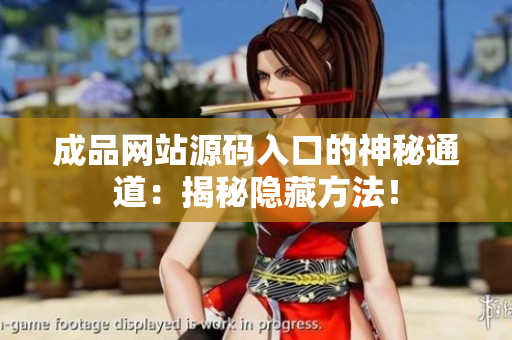 成品网站源码入口的神秘通道：揭秘隐藏方法！