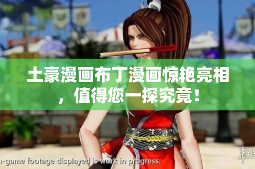土豪漫画布丁漫画惊艳亮相，值得您一探究竟！