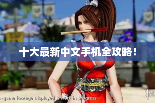 十大最新中文手机全攻略！