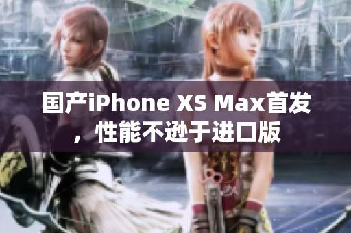 国产iPhone XS Max首发，性能不逊于进口版