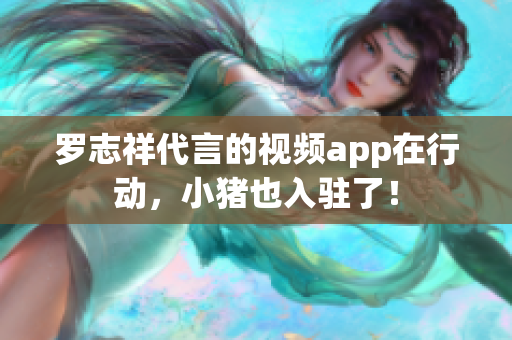 罗志祥代言的视频app在行动，小猪也入驻了！