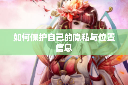 如何保护自己的隐私与位置信息