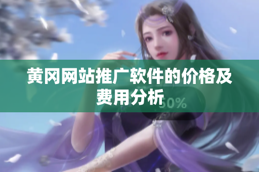 黄冈网站推广软件的价格及费用分析