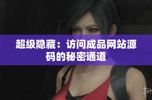 超级隐藏：访问成品网站源码的秘密通道