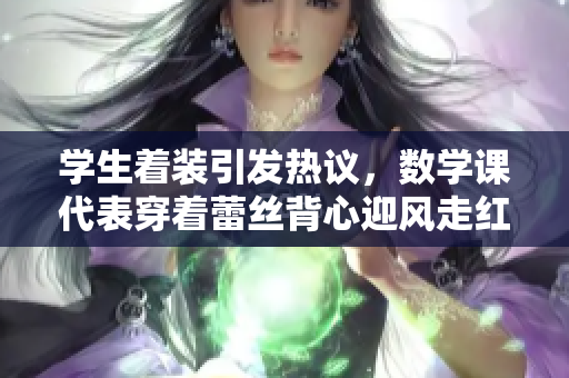 学生着装引发热议，数学课代表穿着蕾丝背心迎风走红