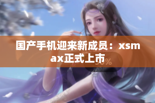 国产手机迎来新成员：xsmax正式上市